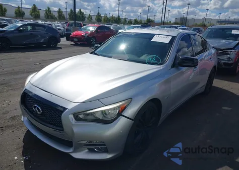 2017 Infiniti Q50 3.0T Premium z USA, uszkodzony, nr VIN JN1EV7AP4HM737429